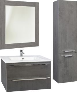 Тумба под раковину Bellezza Луиджи 80см серый 00000007045